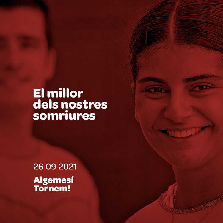 "El millor dels nostres somriures". Promo RRSS.