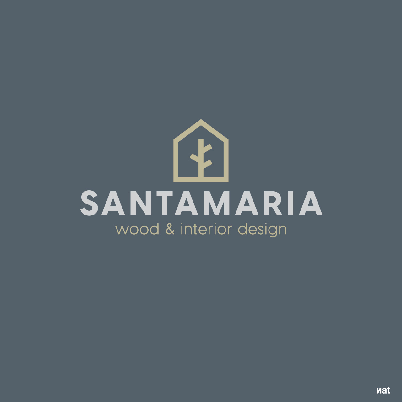 Diseño de imagen corporativa para la marca Santamaria. Nat Estudi.