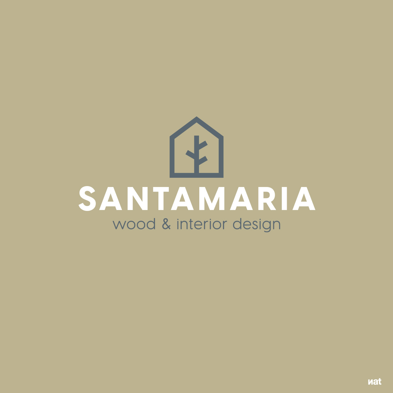 Diseño de imagen corporativa para la marca Santamaria. Nat Estudi.