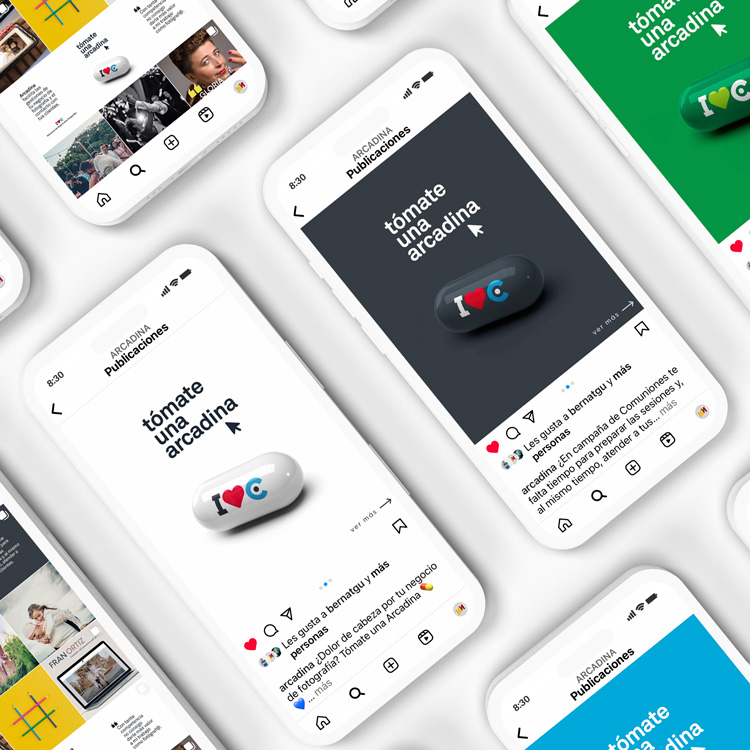 Campaña online Arcadina 2023.