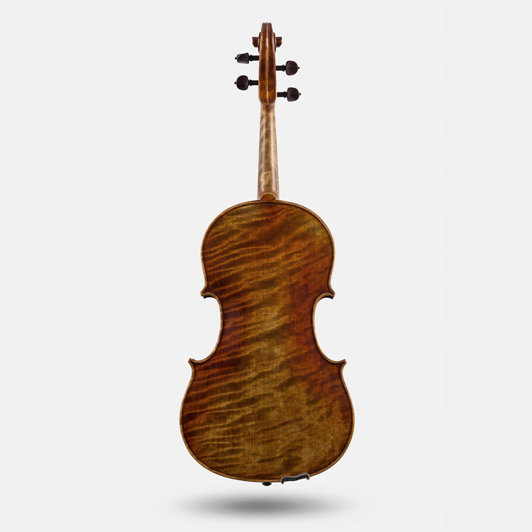 Trasera de una viola.