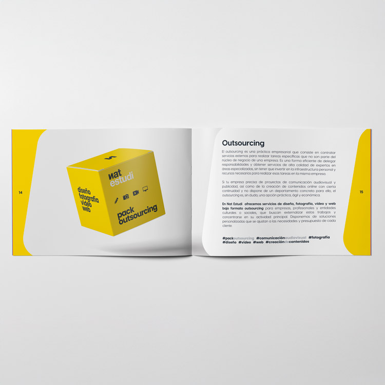Catálogo impreso de Nat Estudi.