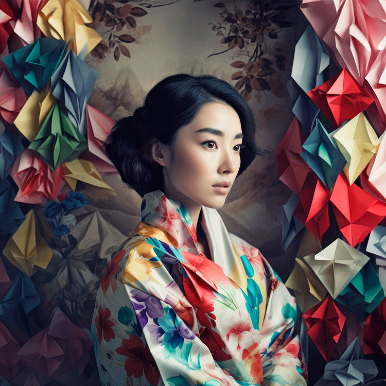 'Origami Women'. Serie original 2/6.