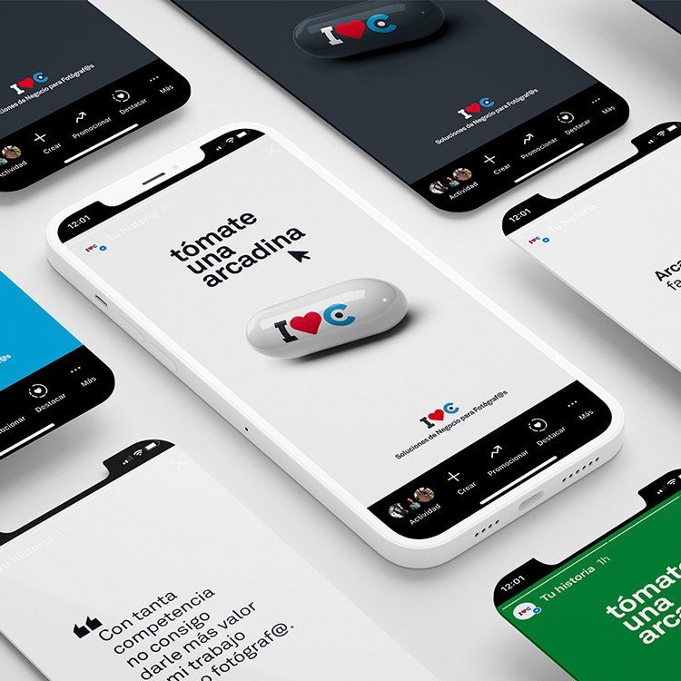 Campaña comercial 2023: "Tómate una arcadina". Publicación para stories de Instagram.