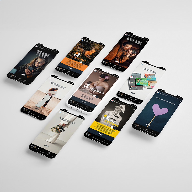 Creación de contenidos para stories de Instagram.