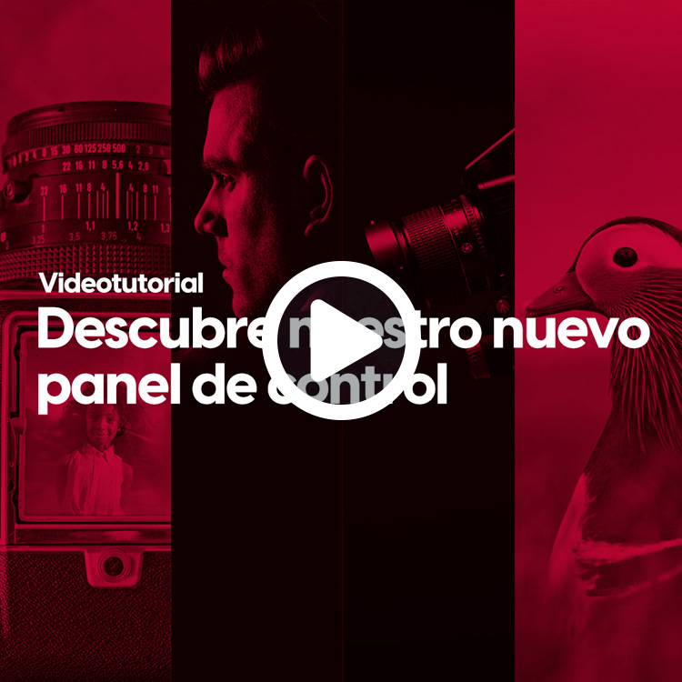 Videotutorial "Descubre nuestro nuevo panel de control".
