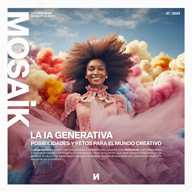 Mosaik Magazine. Diseño de portada original.