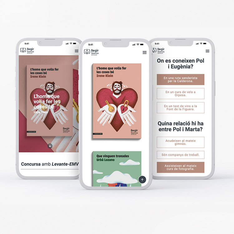 'Llegir en Valencià. Sense por'. Proyecto web.