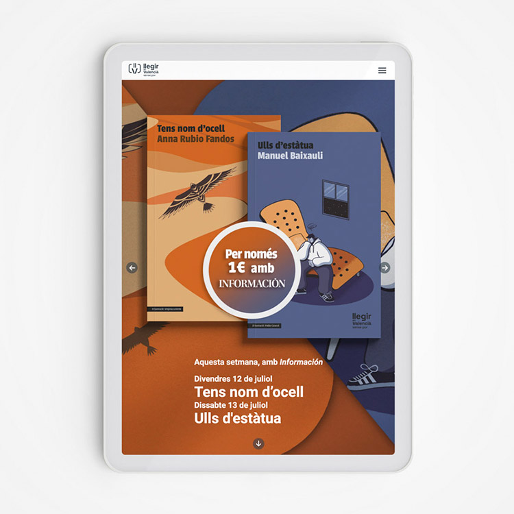 'Llegir en Valencià. Sense por'. Proyecto web.