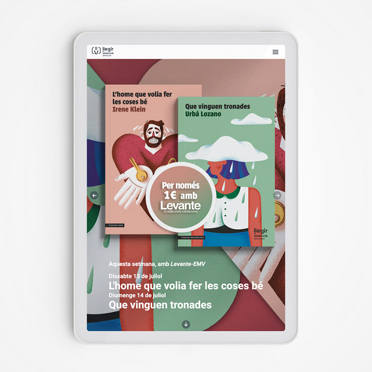 'Llegir en Valencià. Sense por'. Proyecto web.