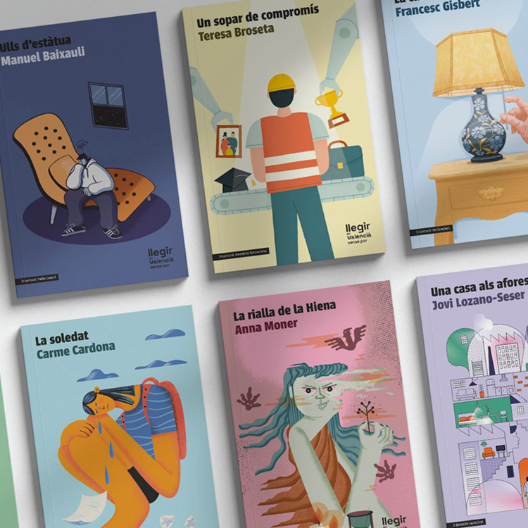 'Llegir en Valencià. Sense por'. Contenidos visuales para web.