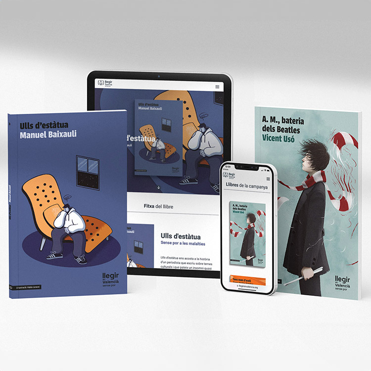 'Llegir en Valencià. Sense por'. Contenidos visuales para web.