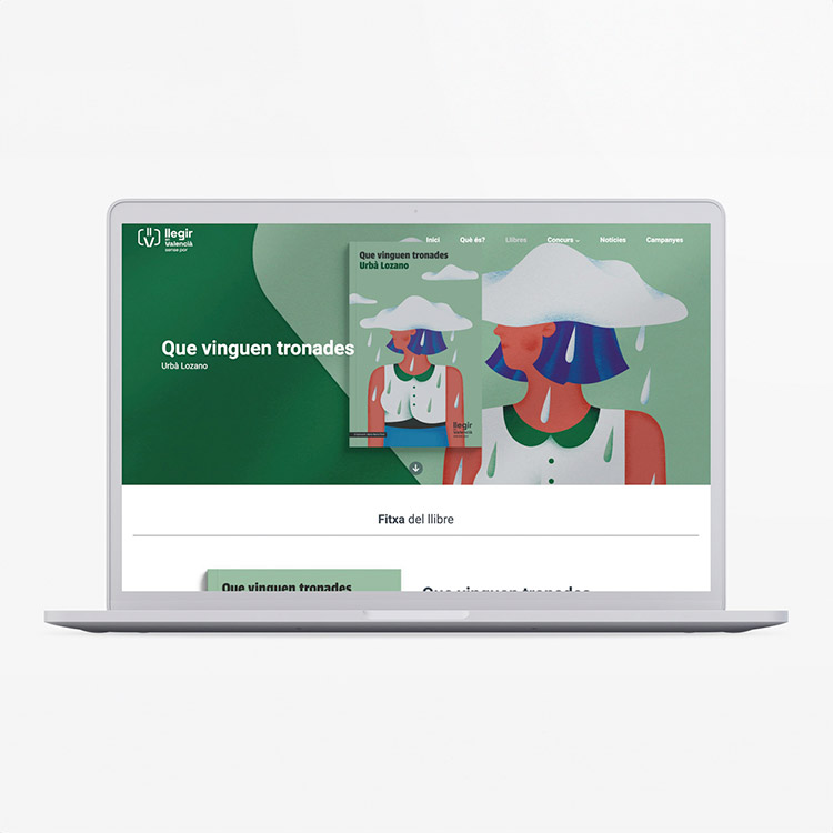 'Llegir en Valencià. Sense por'. Proyecto web.