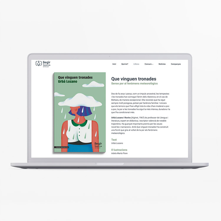 'Llegir en Valencià. Sense por'. Proyecto web.
