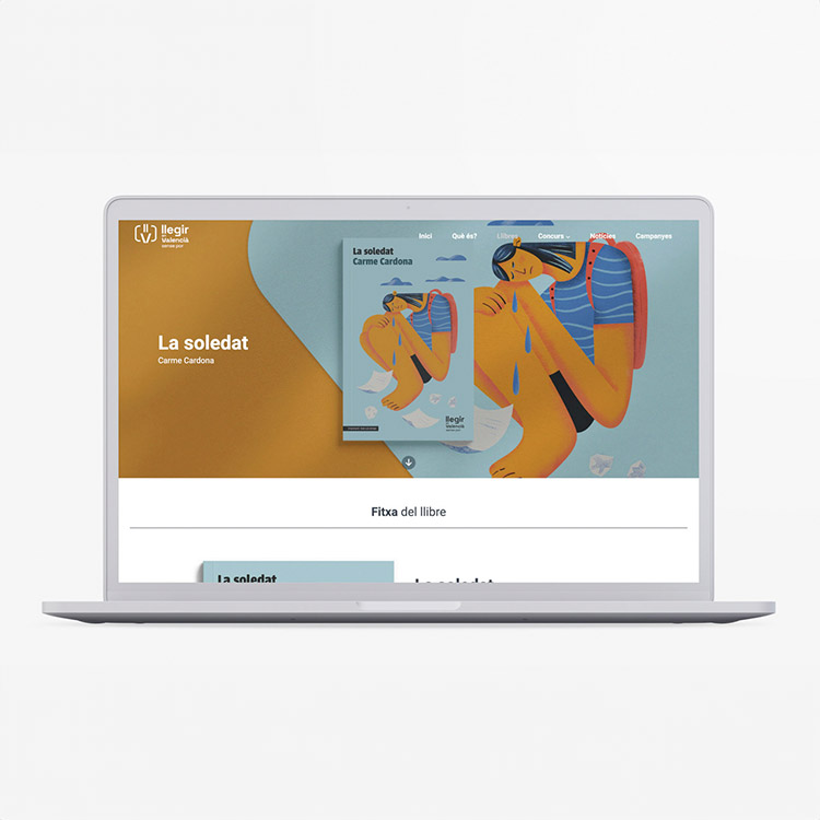 'Llegir en Valencià. Sense por'. Proyecto web.