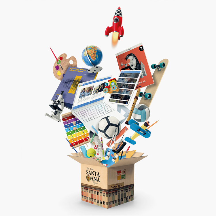 Imagen fotográfica principal a partir de elementos 3D