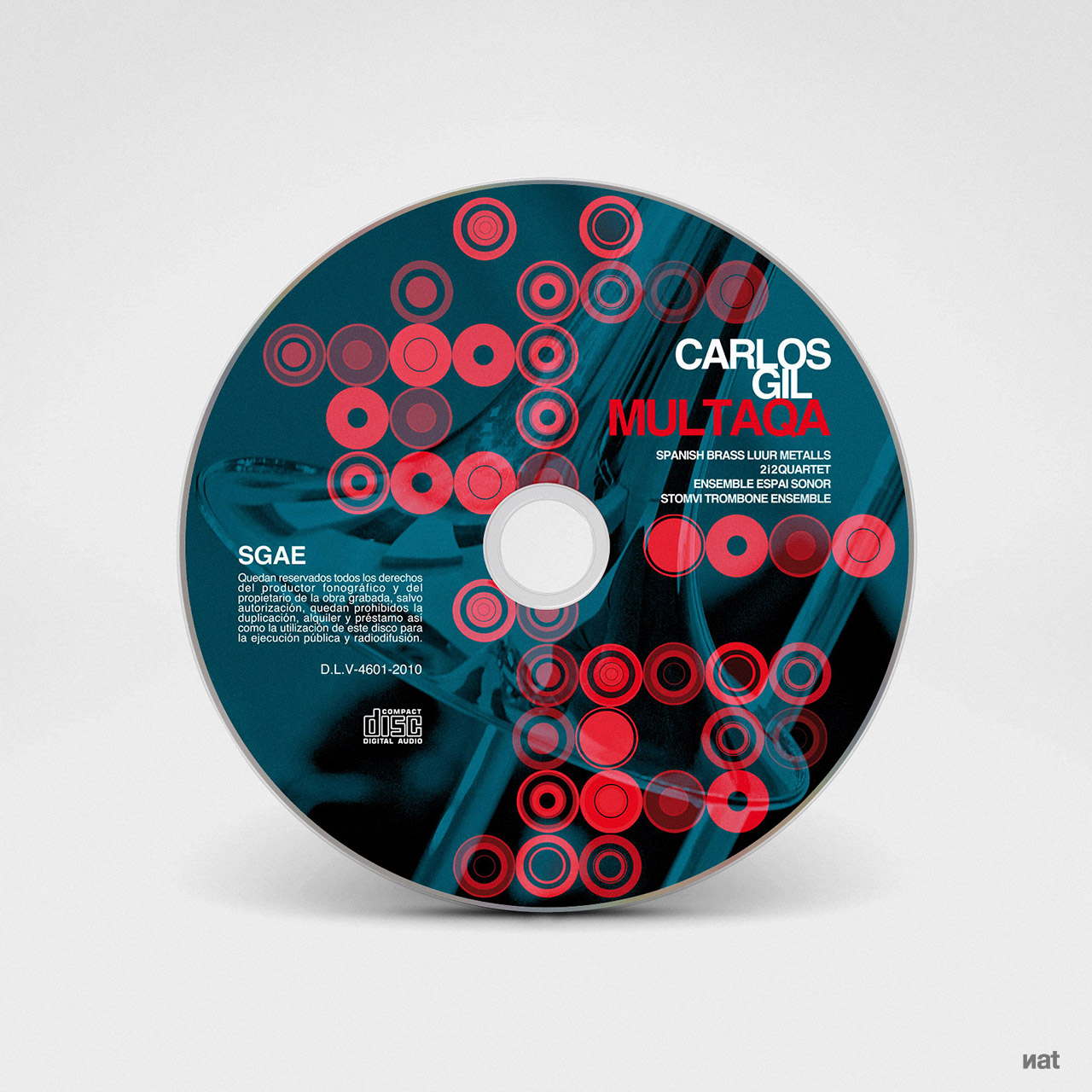 Diseño y fotografía para el disco CD 'Multaqa' de Carlos Gil.