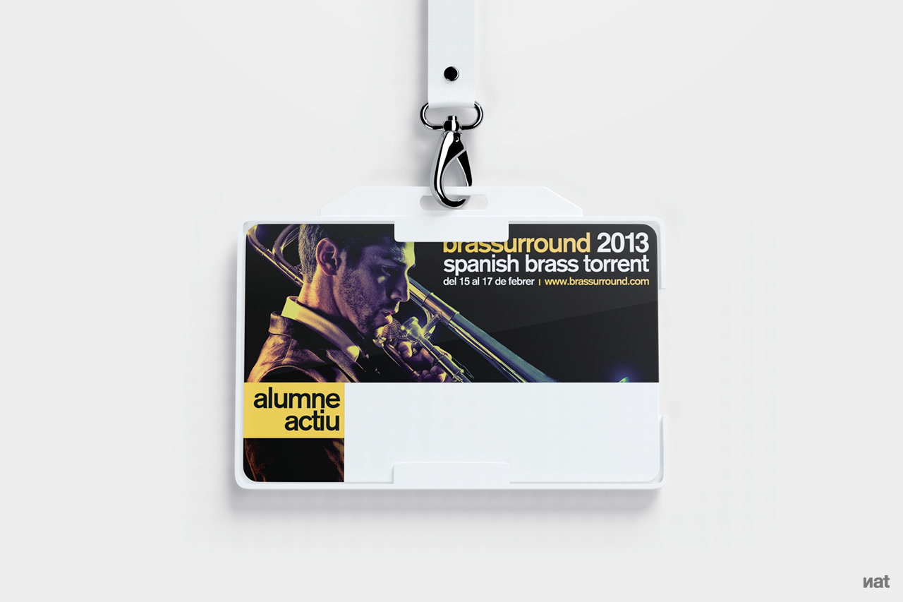 Imagen global para el festival Brassurround 2013.