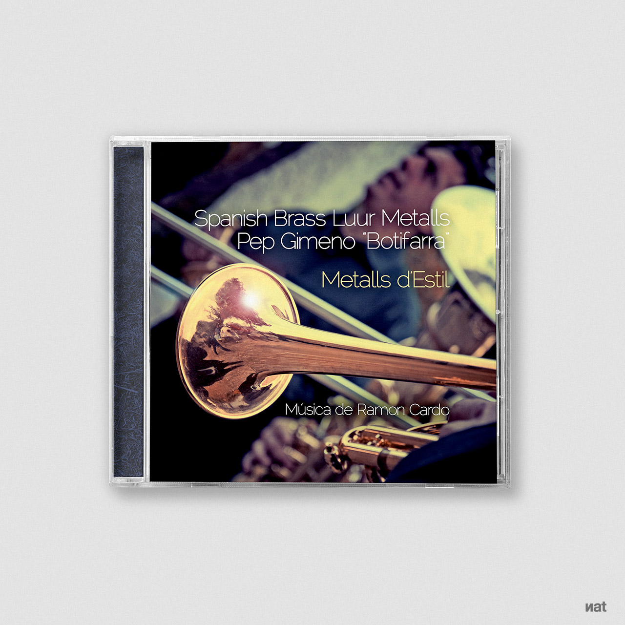 Fotografía y diseño para el disco CD 'Metalls d'Estil' de Spanish Brass y Pep Gimeno 'Botifarra'. Fotografía y diseño de Bernat Gutiérrez.