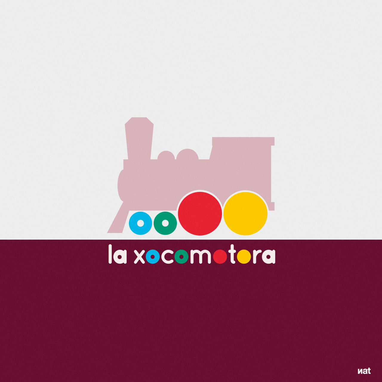 Diseño de logotipo y desarrollo de identidad corporativa de marca para el proyecto lúdico-infantil La Xocomotora.