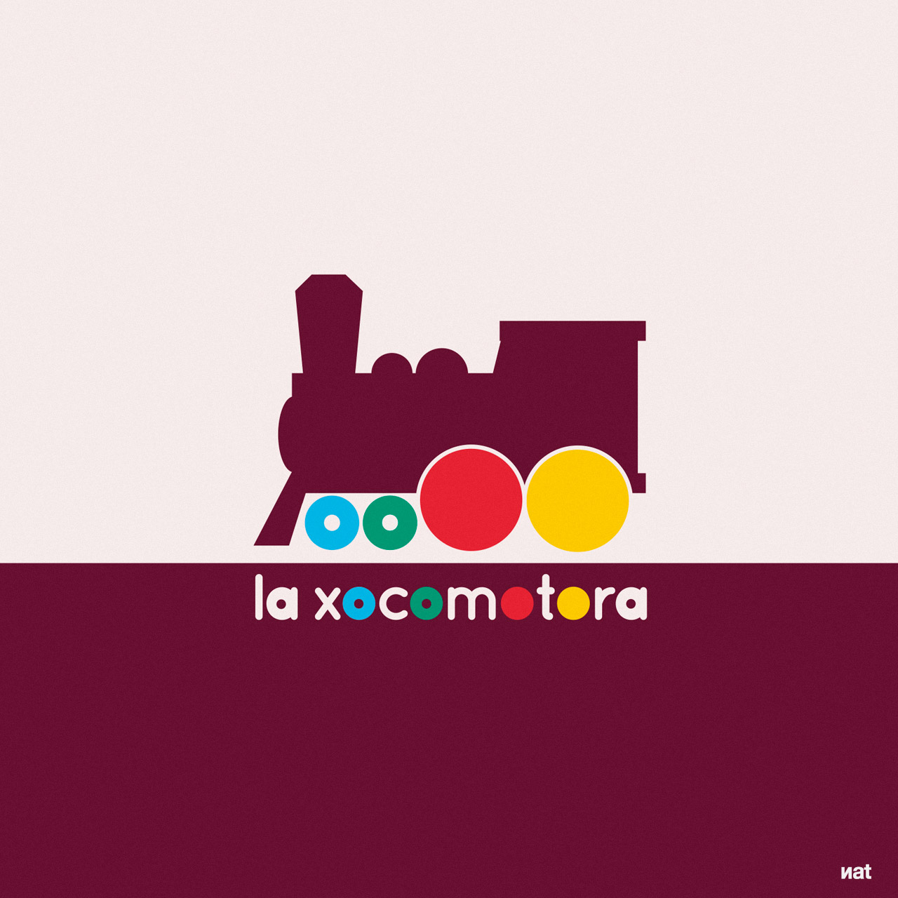 Diseño de logotipo y desarrollo de identidad corporativa de marca para el proyecto lúdico-infantil La Xocomotora.