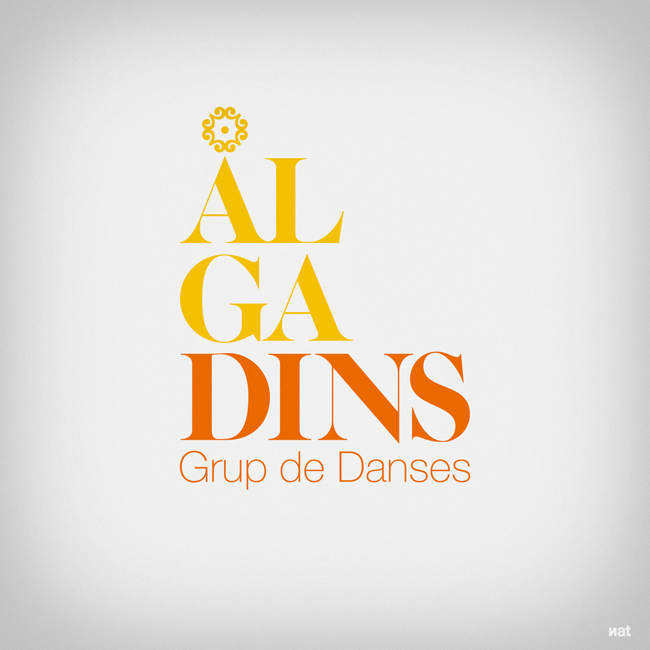 Diseño y desarrollo de identidad corporativa para Algadins Grup de Danses. Nat Estudi. Nat Gutiérrez.