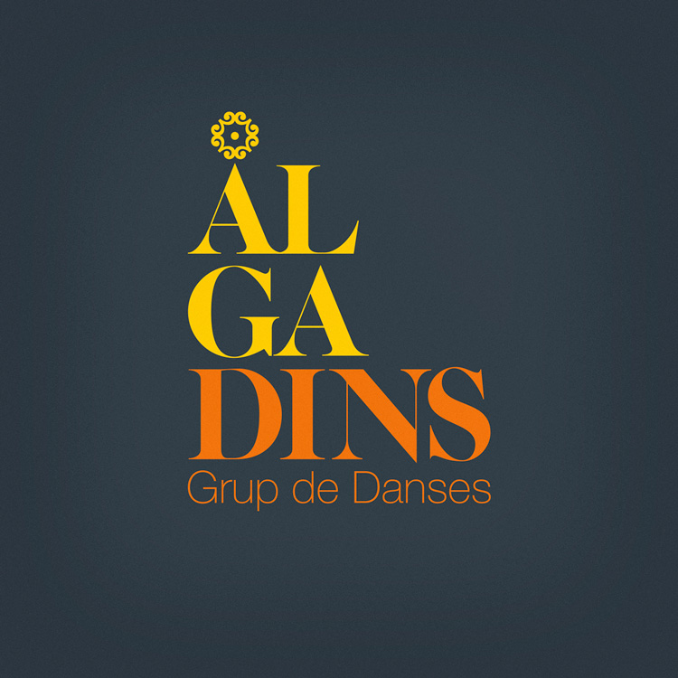 Diseño y desarrollo de identidad corporativa para Algadins Grup de Danses. 2015.