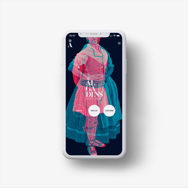 Proyecto de comunicación web para Algadins Grup de Danses.