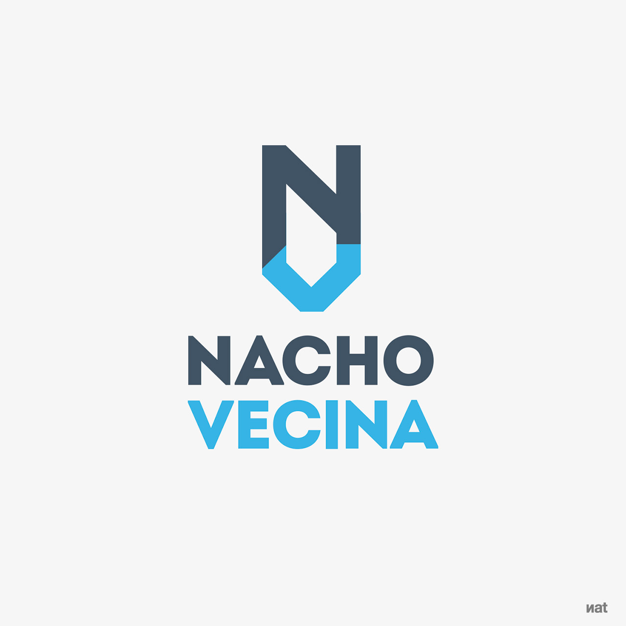 Identidad corporativa desarrollada por Nat Estudi para Nacho Vecina.