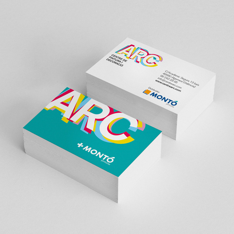 ARC Centre de Pintura. Identidad corporativa.