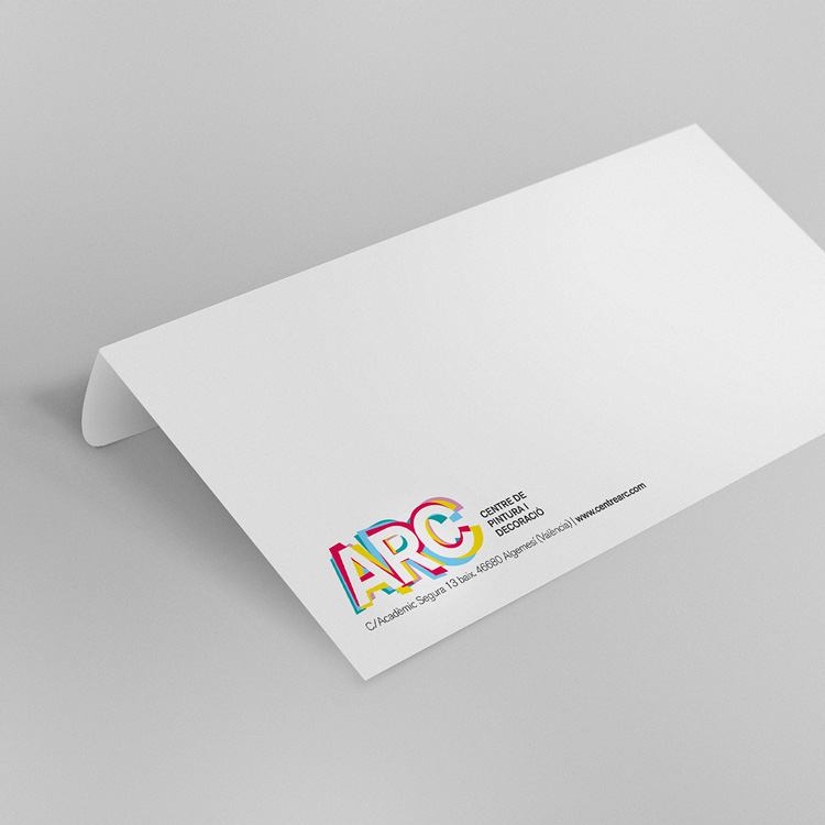 ARC Centre de Pintura. Identidad corporativa.