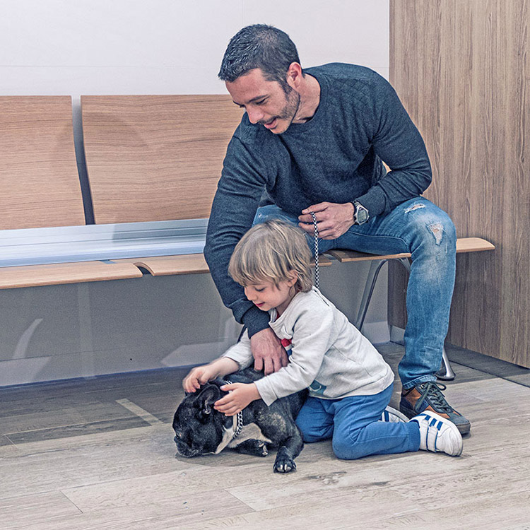 Fotografía documental para la clínica veterinaria Ordás Veterinaris. Fotografía de Nat Estudi.