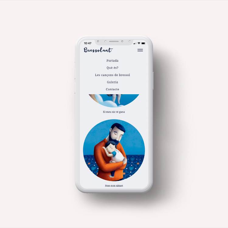 Web 'Bressolant | La Benvinguda a casa'.