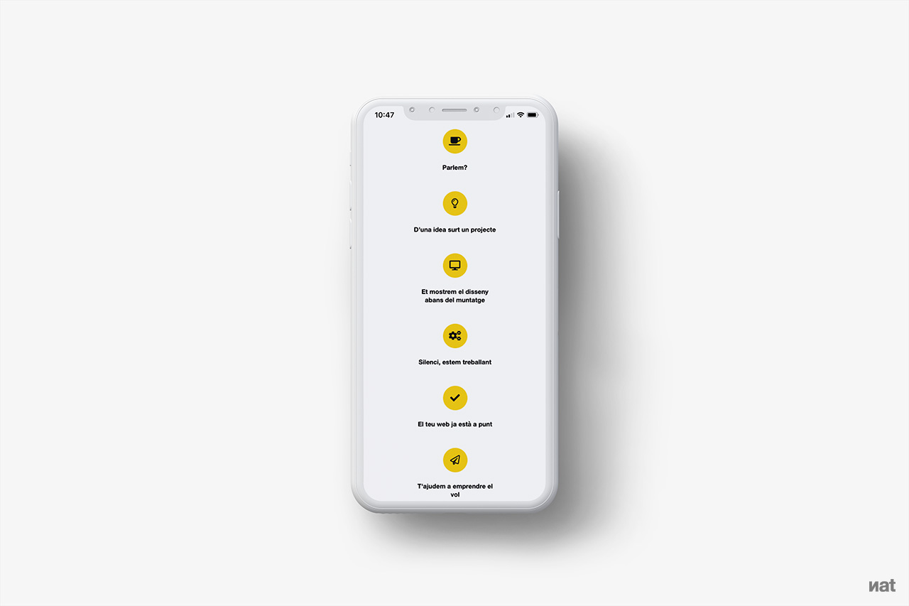 Proyecto de comunicación web para el spin-off de Nat Estudi, Nonsolumweb.