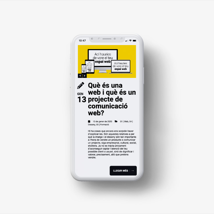Proyecto de comunicación web para Nonsolumweb.