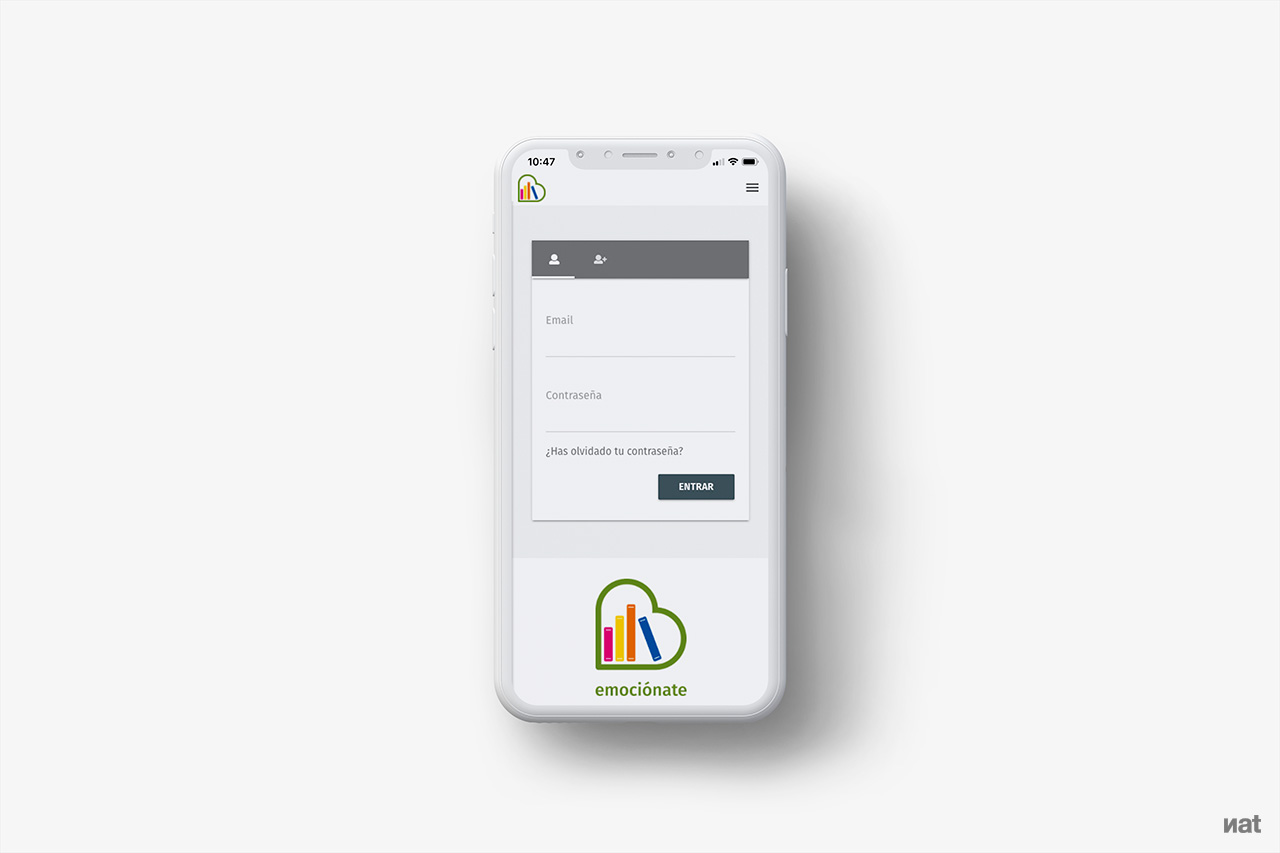 Proyecto de comunicación web desarrollado por Nat Estudi para el proyecto 'Emociónate' de Algar Editorial.