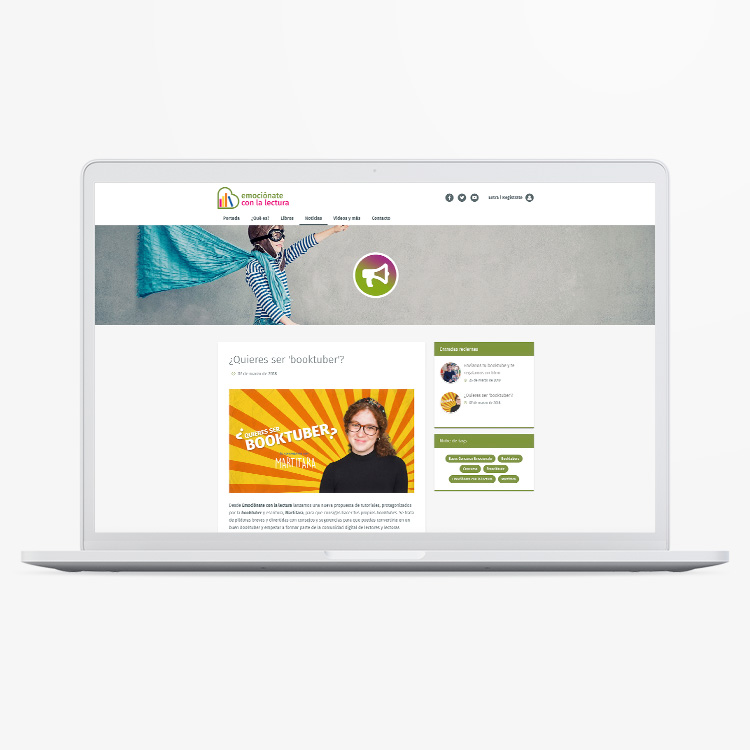 Proyecto de comunicación web Emociónate.