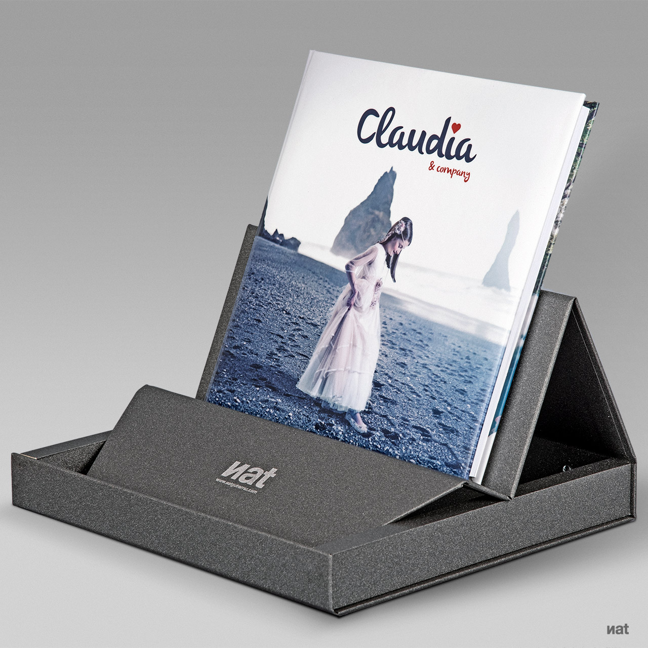Álbum fotográfico 'Claudia & Company'. Fotografía y diseño de Nat Estudi.
