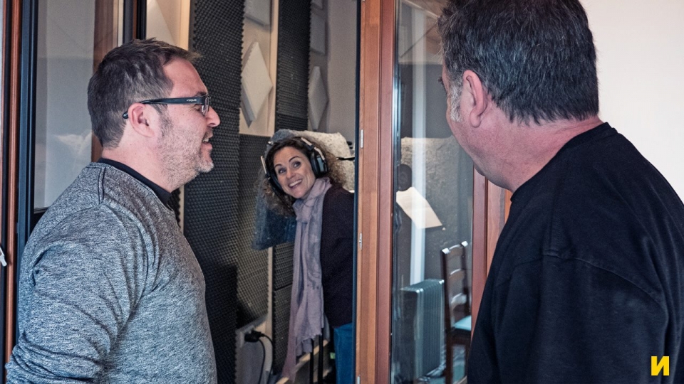 Gravació veu en off per a 'La benvinguda a casa'