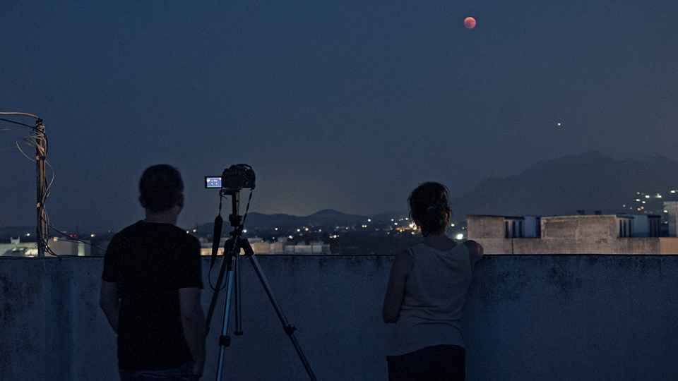 Seguiment i gravació de l'eclipsi de lluna 2018