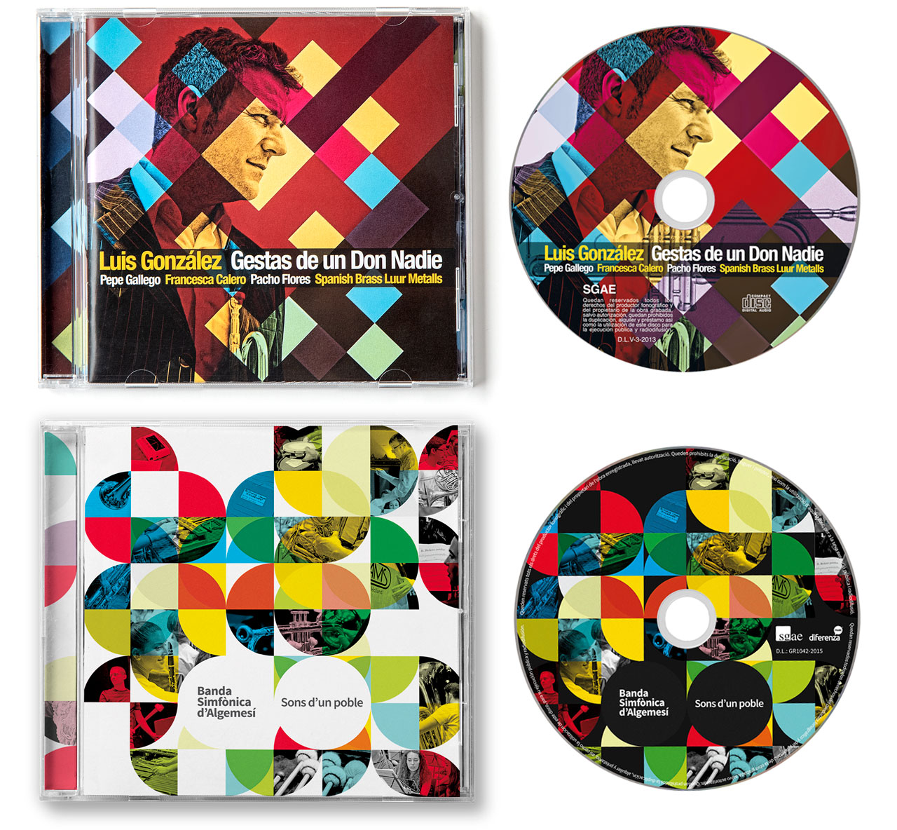 Diseño para discos CD de Nat Estudi